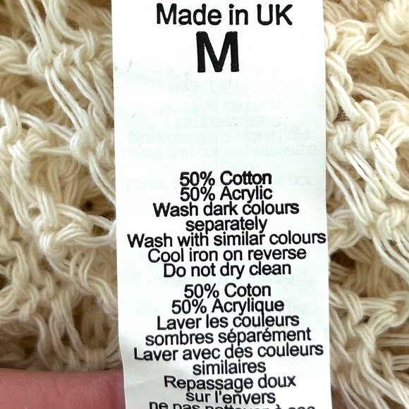 Nasty Gal Long Sleeve Crochet Swim Coverup.Dress - Picture 6 of 10